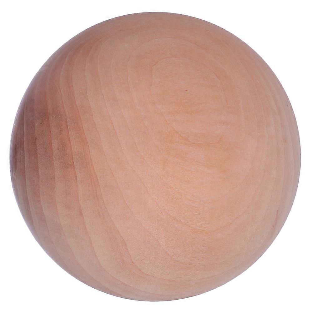 Wooden Round Ball Solid Wood for Decor Smooth Multi Color Accessory
