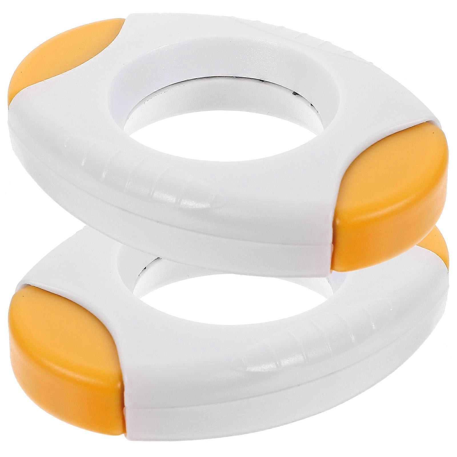 Cutter for Home Use Steel and Plastic Yellow Easy to Clean and Store 2pcs