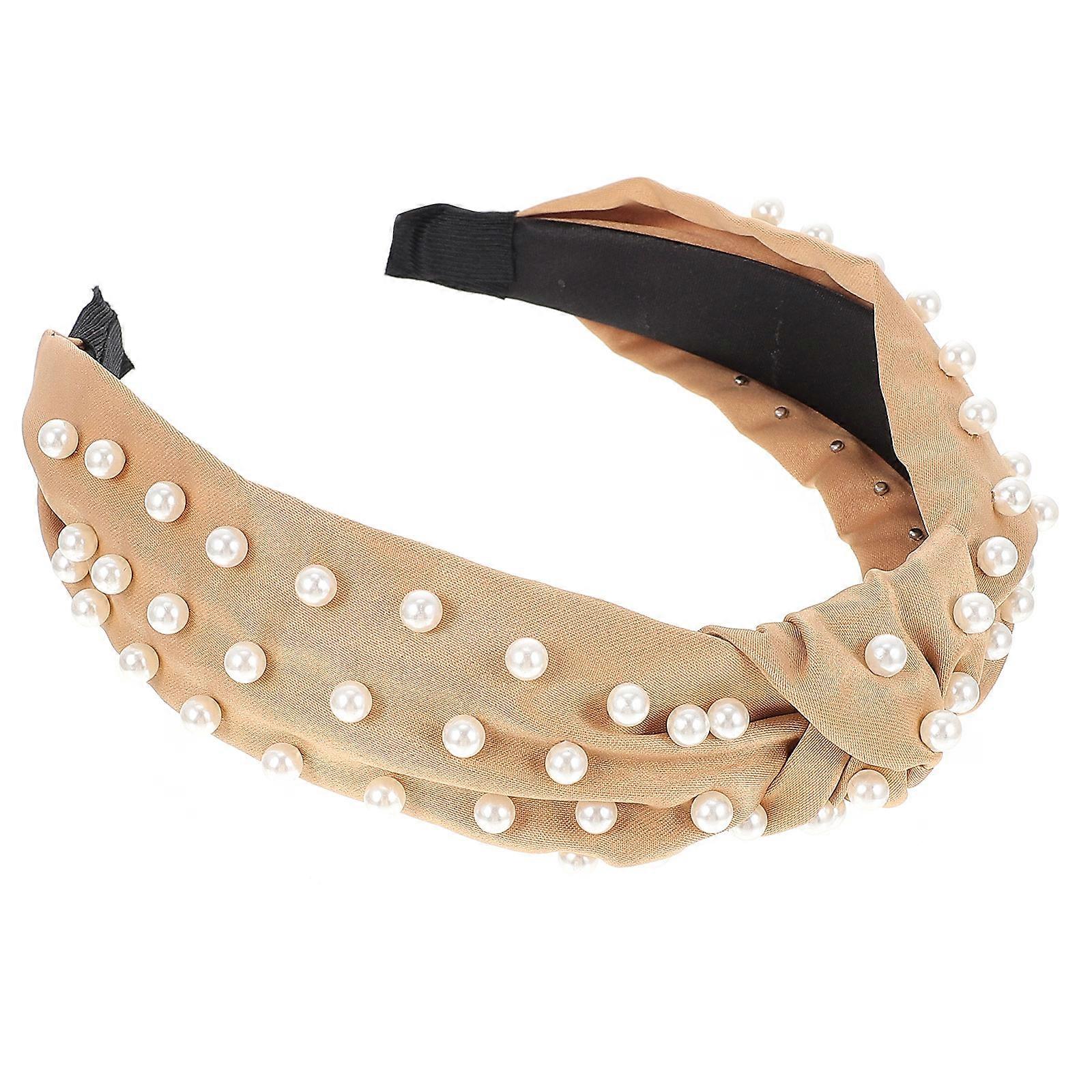 Khaki Knot Hair Accessory For Women Daily Use 1Pcs Fashionable Design