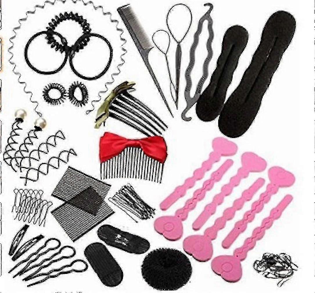 20 stuks / set haar vlechten Twist Curler Styling Tool Hairstyling Tool