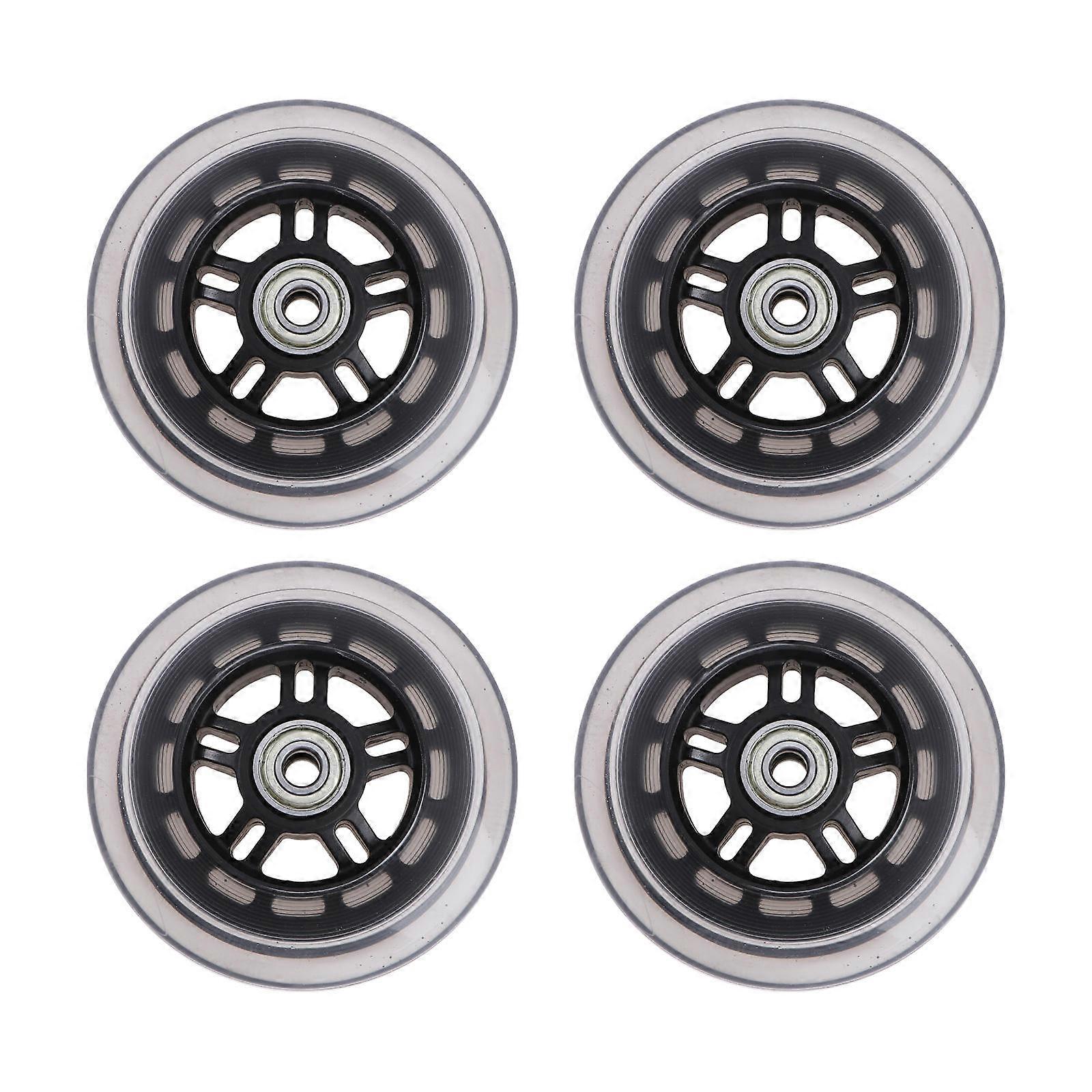Gepäck Universal Räder 100mm PU High Elastic Lager Räder für 4Pcs