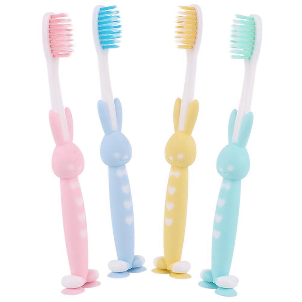 Ergonomic Kids Toothbrush with Soft Bristles for Daily Use Made of Safe PP Material Assorted Color