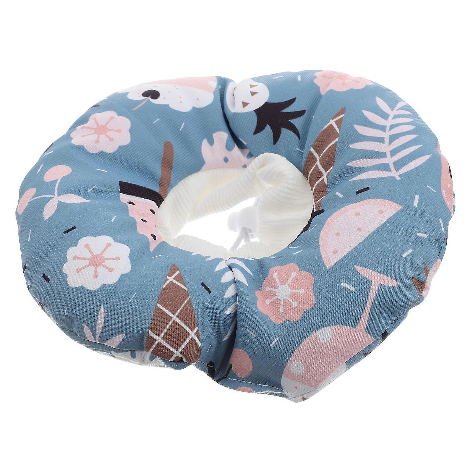 Soft Cotton Cone Collar For Cats During Veterinary Examination To Prevent Scratching And Aid Recovery 1Pack