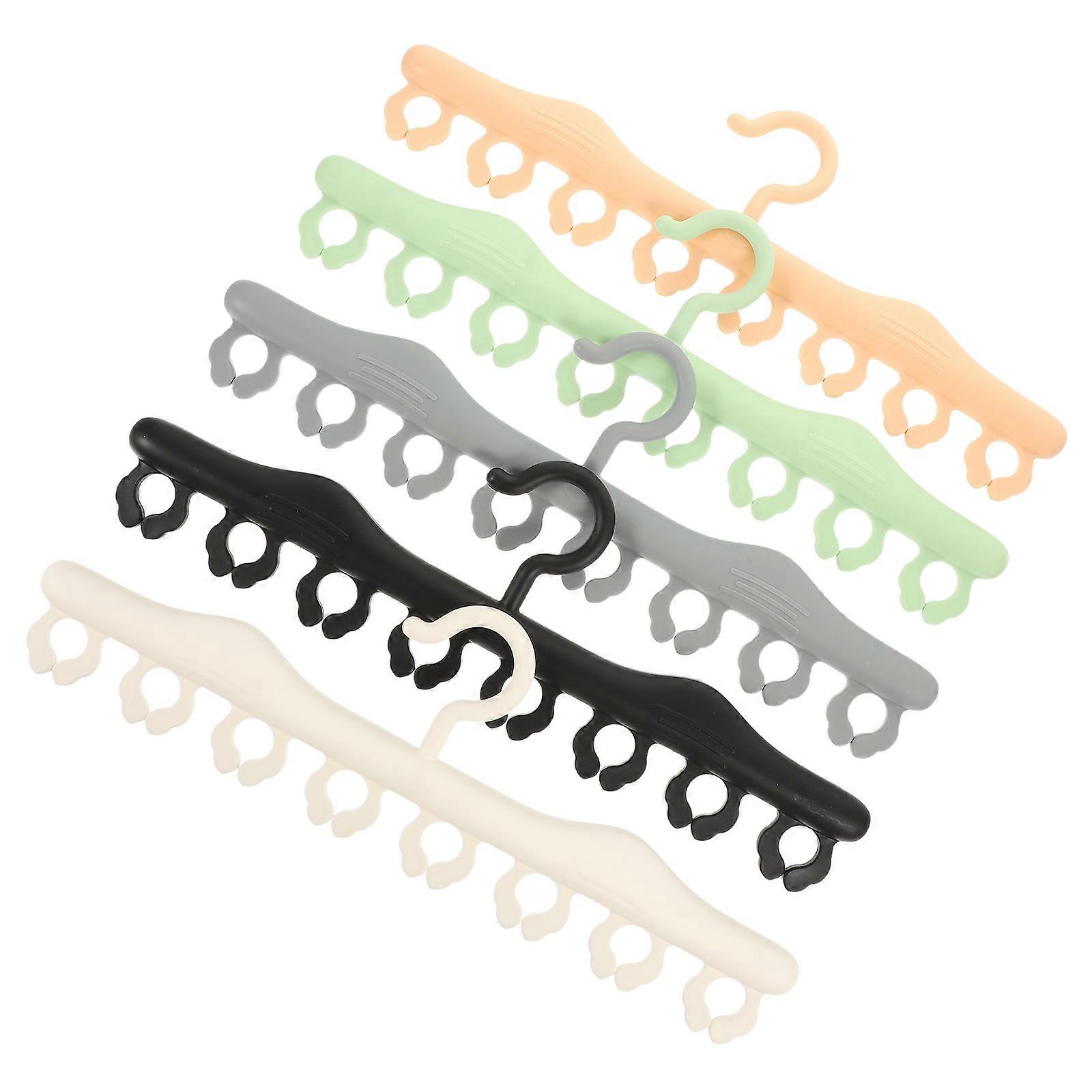 5PCS Multi Color Sock Clips Hangers with Strong Grip for Clothes, Towels, and Pants – Space Saving Drying and Closet Organizer Clips