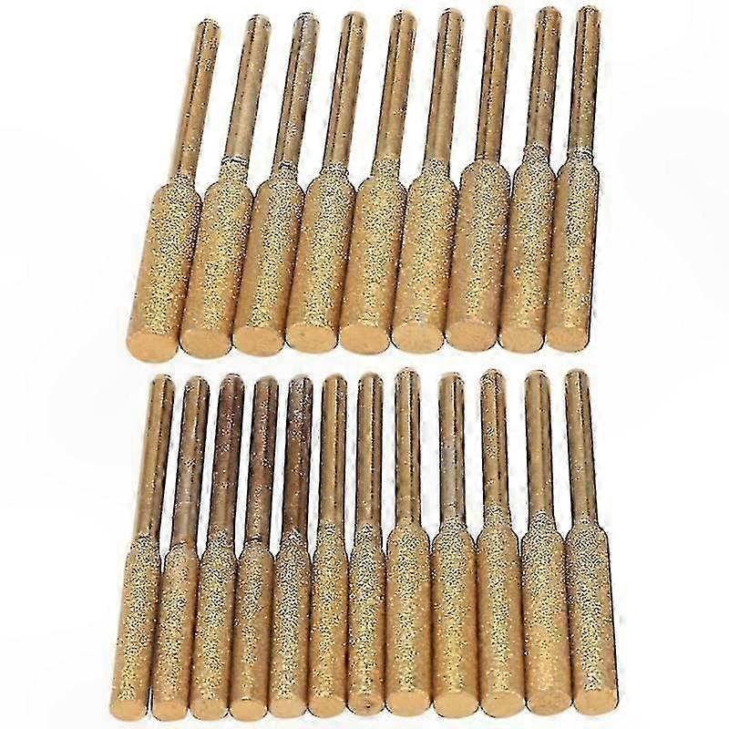 Diamond Chainsaw Sharpener Set - 21 Pcs High Hardness Sharpening Wheels for Chain Maintenance Tools