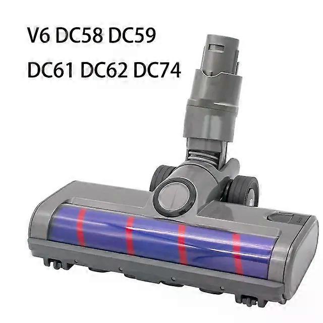 Fit For Dyson Vacuum Cleaner V6 V7 V8 V10 V11 V15 Replaceable Parts Cleaning Brushes with LED Lights and Wheel Electric Brush Head