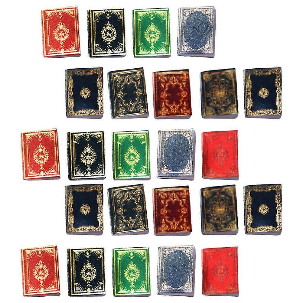Tiny Mini Books Assorted Decoration 24Pcs Ideal For DIY Projects And Collectors
