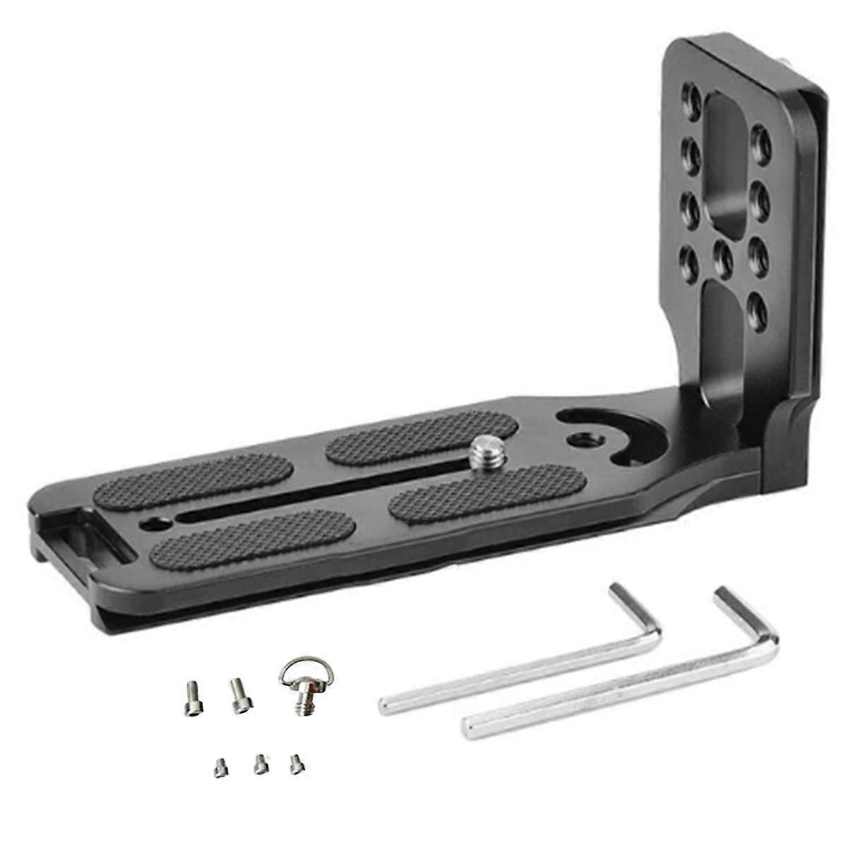 DSLR Camera L Bracket Vertical Horizontal Switching Tripod Quick Release Plate for Stabilizer Tripod