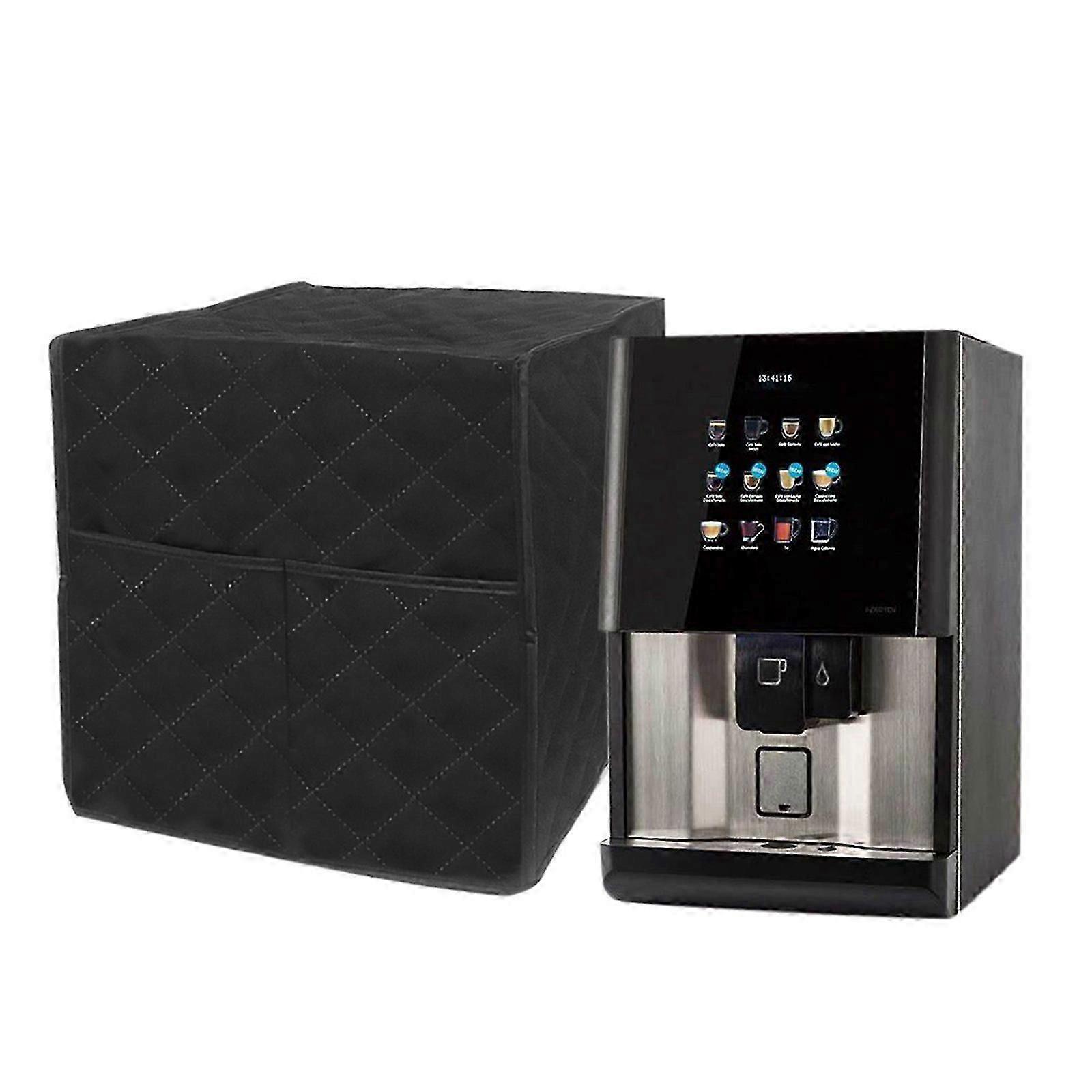 Coffee Maker Dust Cover For Ninja CM300/CM371/CM400/CM401/CM407 – Heavy Fabric Protector 12.6x9.5x15 Inches, Dark Grey