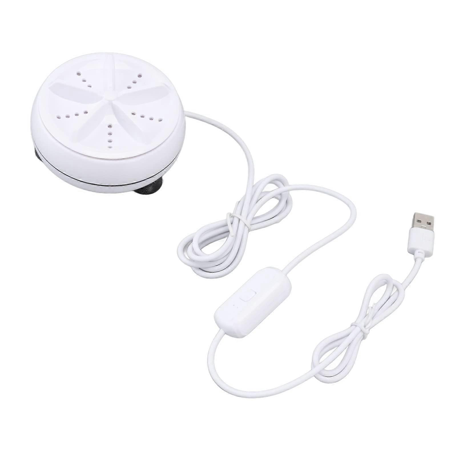 Mini Washing Machine, Portable USB Interface Design, Automatic Shut-Off, Quiet Operation, Compact Size for Travel