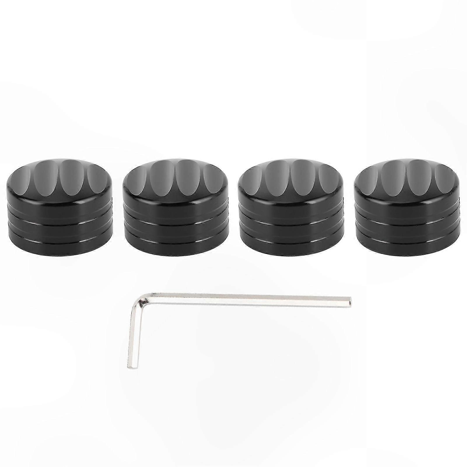 4-Piece Spark Plug Head Bolt Kit with Hex Wrench for Motorcycle Engines