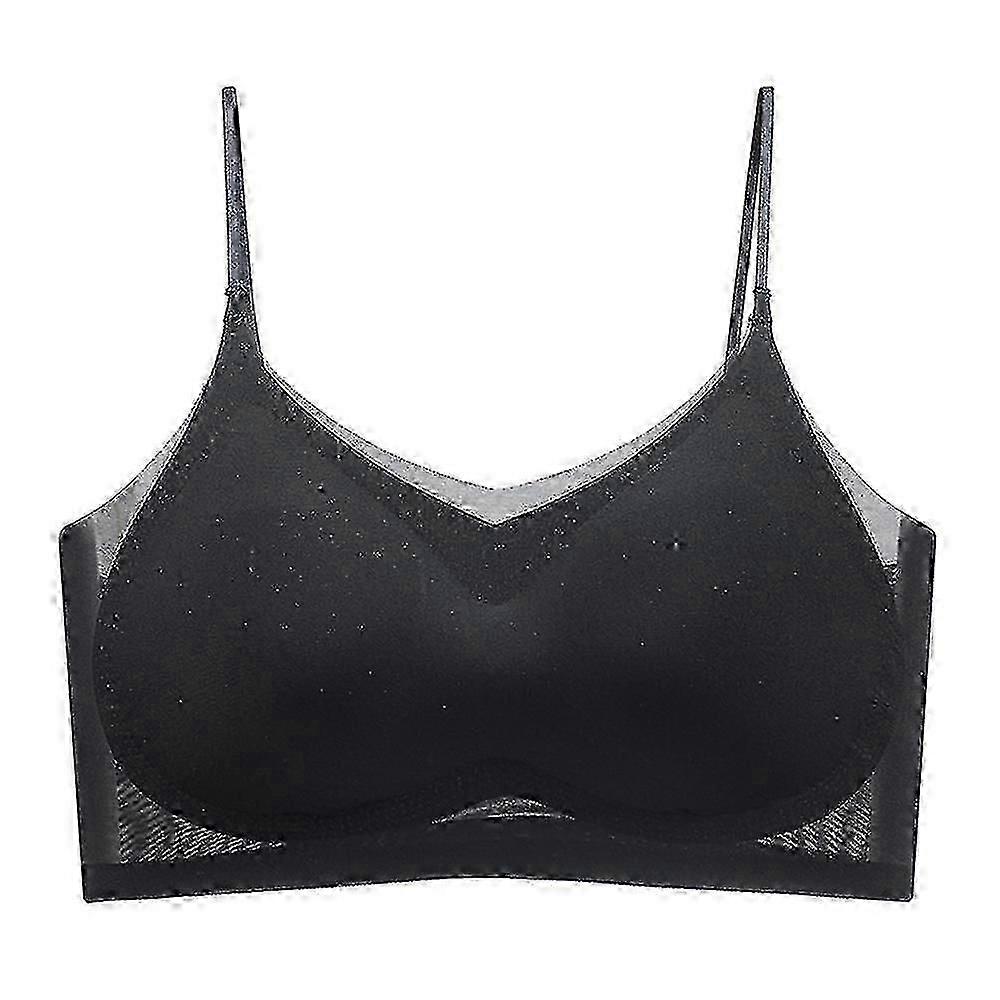 Femmes Été Ultra Mince Glace Soie Confort Respirant Soutien-gorge Lifting Refroidissement Soutien-gorge Plus Taille