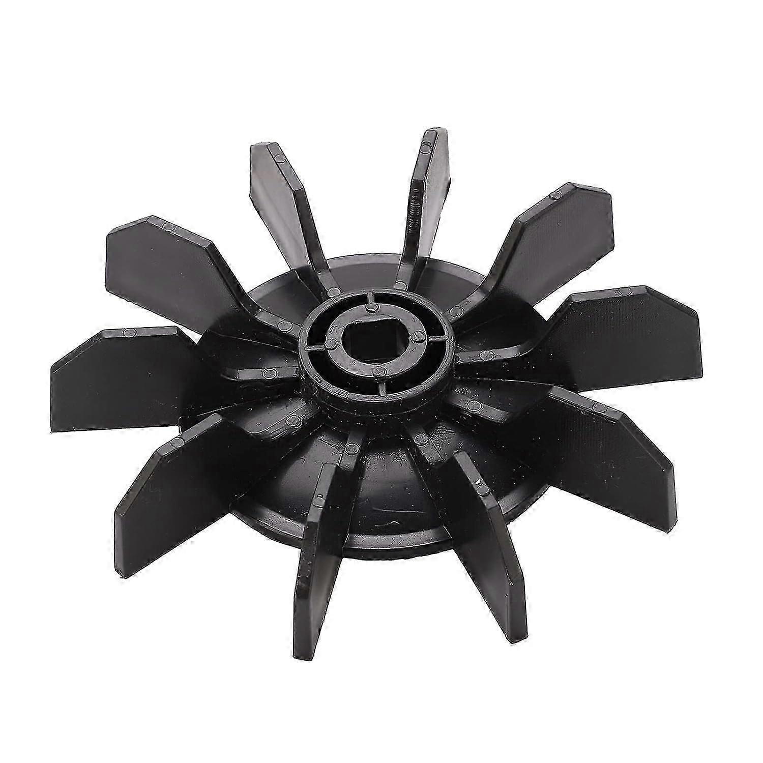Electric Motor Fan Wheel, Small Air Compressor Fan Blade Accessories for Direct on Line Motor Compressed Air Compressor 14mm Shaft 135mm Outer Di