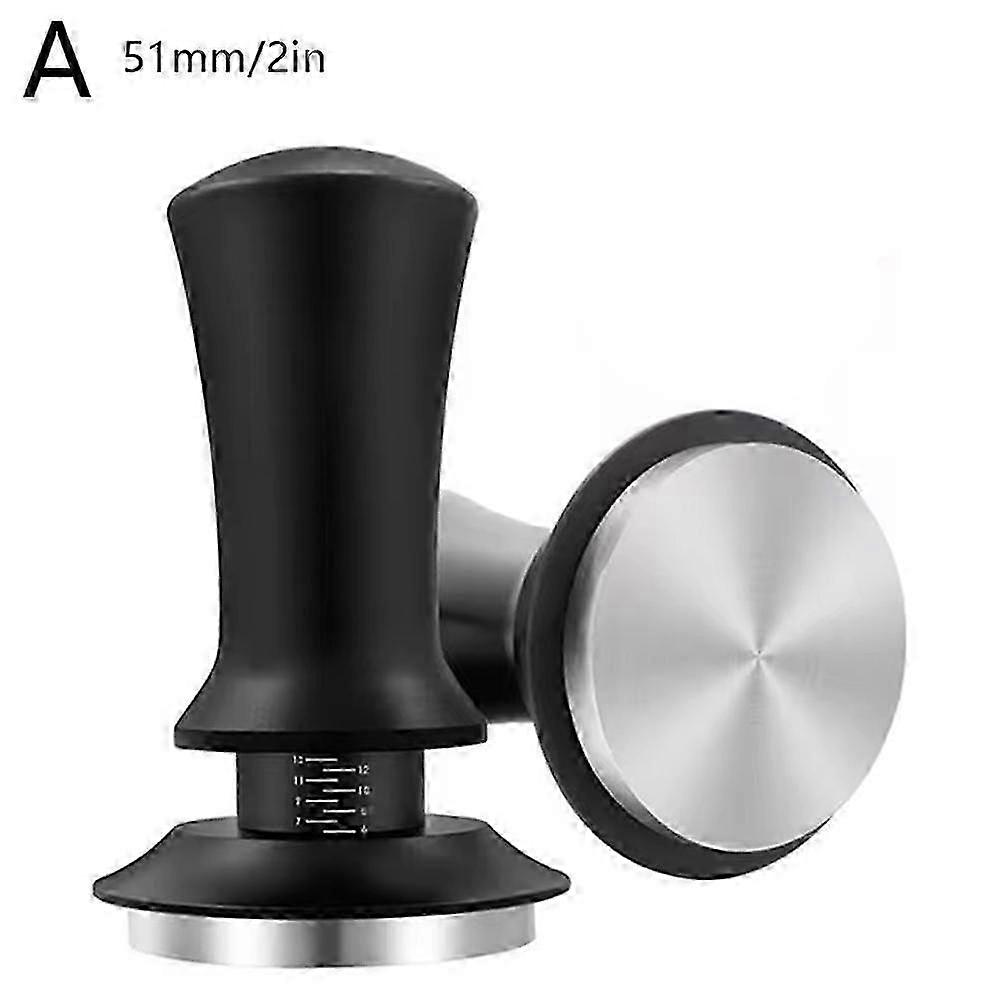 51 mm / 53 mm / 58 mm Kaffeestampfer kalibrierter Espresso-Tamper mit Federlade