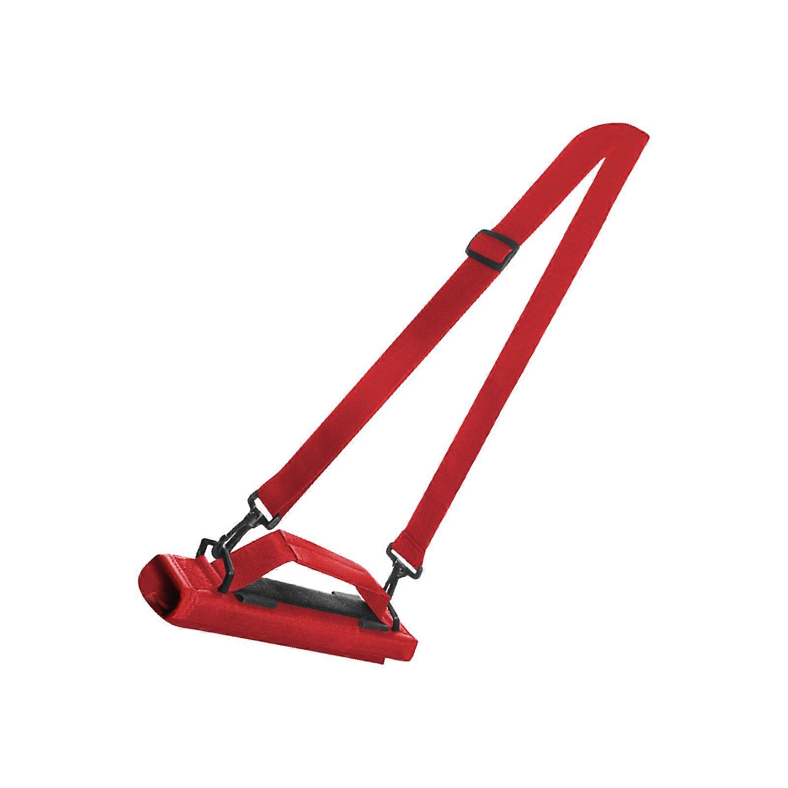 Lightweight Golf Club Bag Water Resistant Design Ample Storage Space Adjustable Shoulder Strap for Practice Course  Red