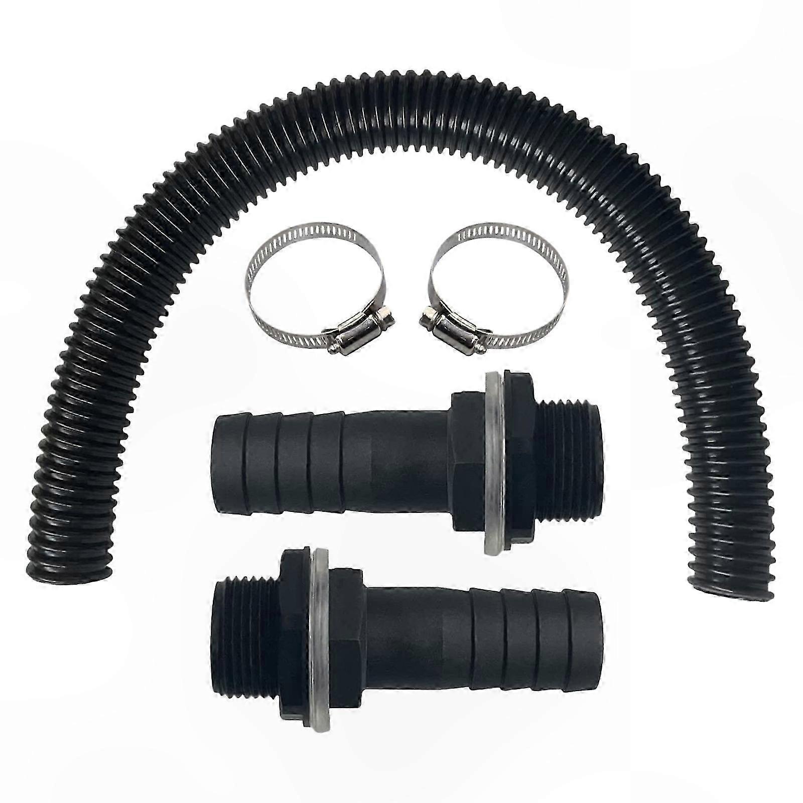 Rainwater Collection Kit with 50cm Hose Nozzle for Efficient Water Management