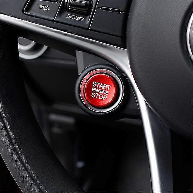 Car Stickers Start Stop Engine Button Cover Case For Alfa Romeo Giu...