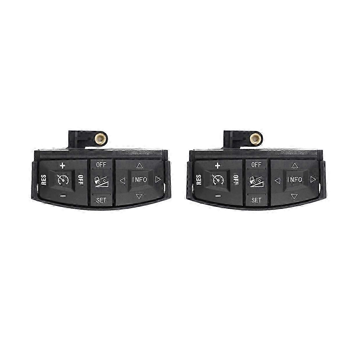 2Pcs Car Accessories Steering Wheel Push Button Switch for