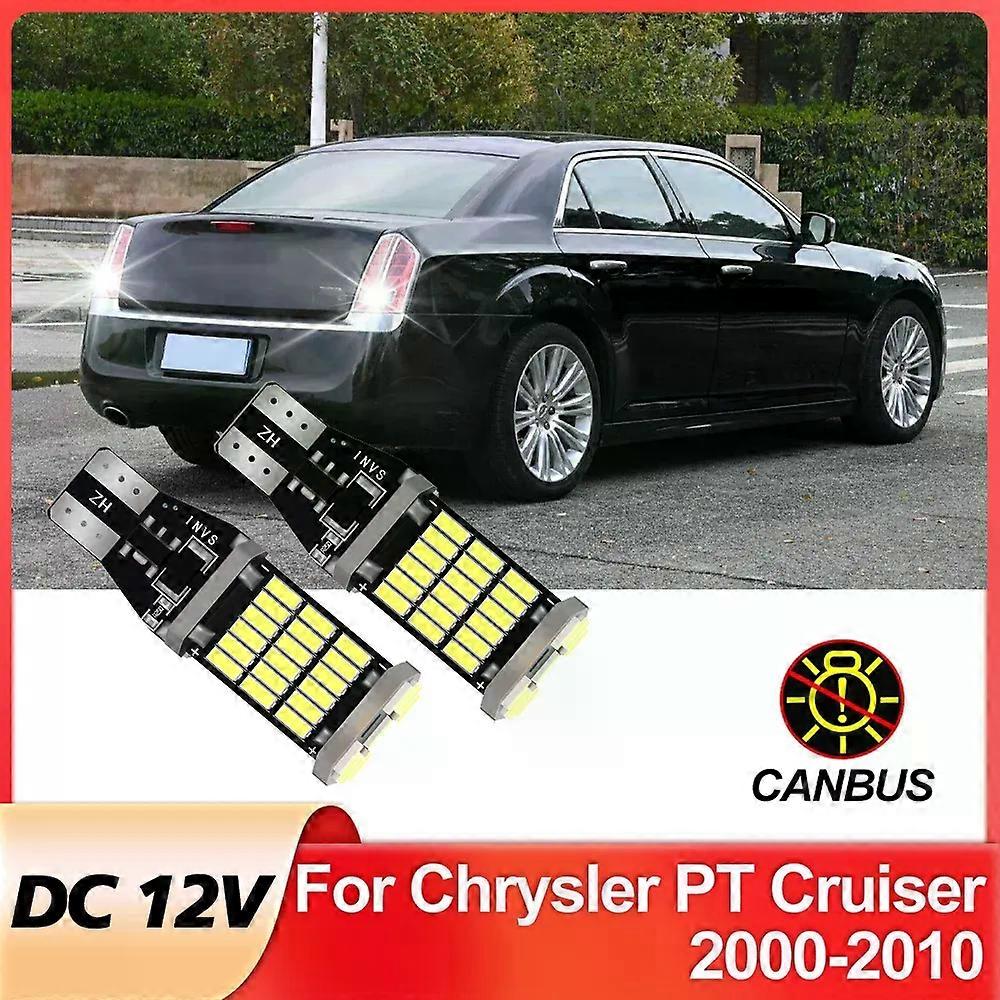 2pcs LED Reverse Light For Chrysler PT Cruiser Accessories 2000-2010 2002 2003 2004 2005 2006 2007 2008 2009 Backup Back Up Lamp