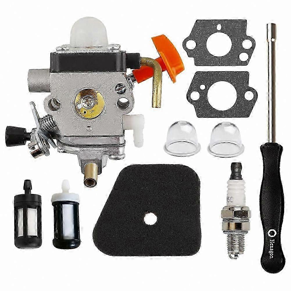 Carburetor Compatible with C1Q-S174 FS90 FS90R HT101 FS100 KM110R KM130 HL100 HT100 F Models