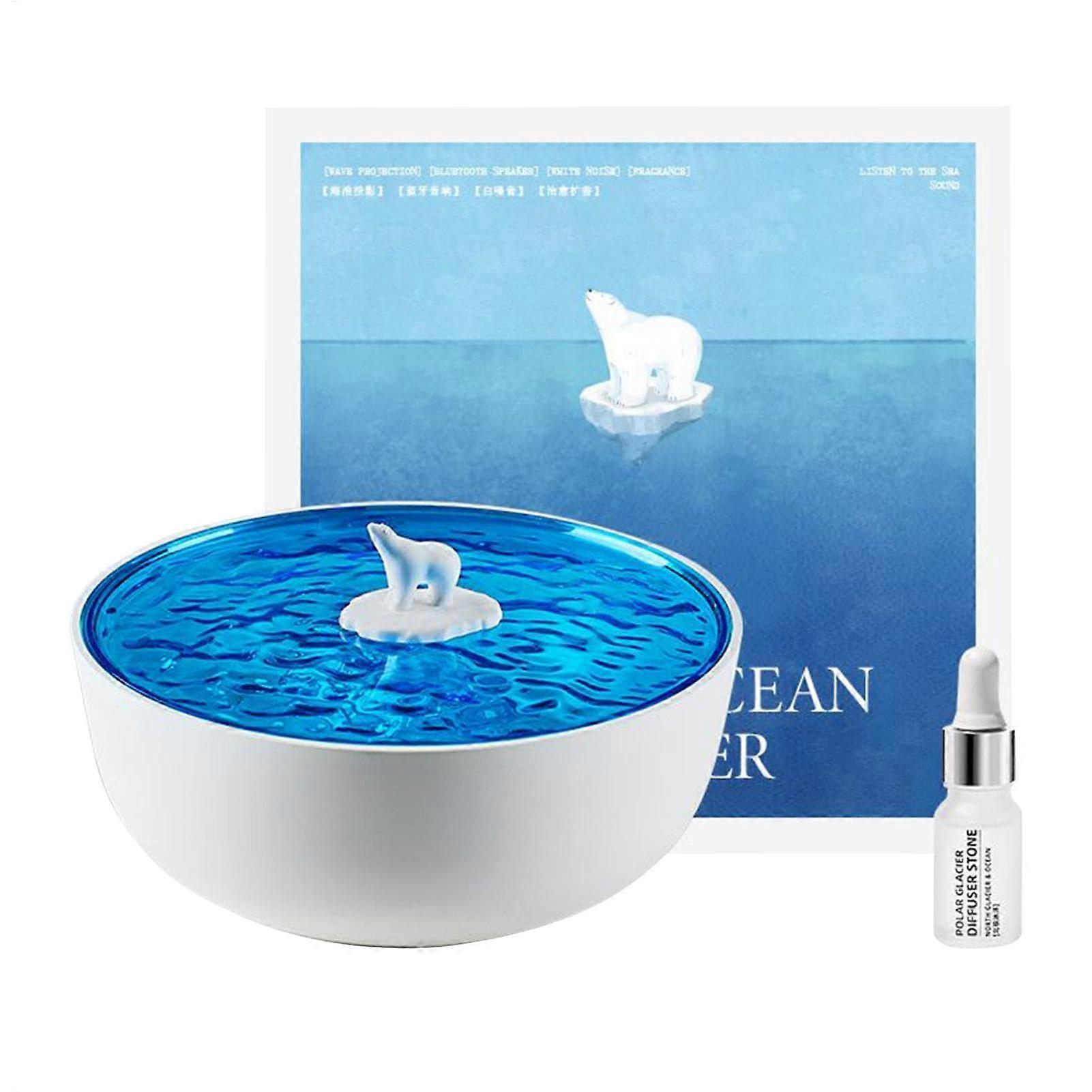 Wireless Night Light Adjustable Indoor LED Night Lamp With Built-In Speaker And Projector For Living Room And Bedroom