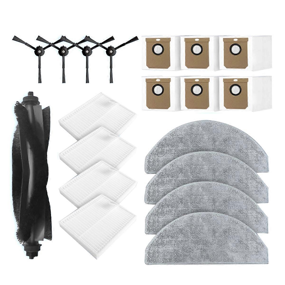 For HG4 Hydro Pro Accessories Filter Main Side Brush Mop Cloth Dust Bag Spare Parts Consumables