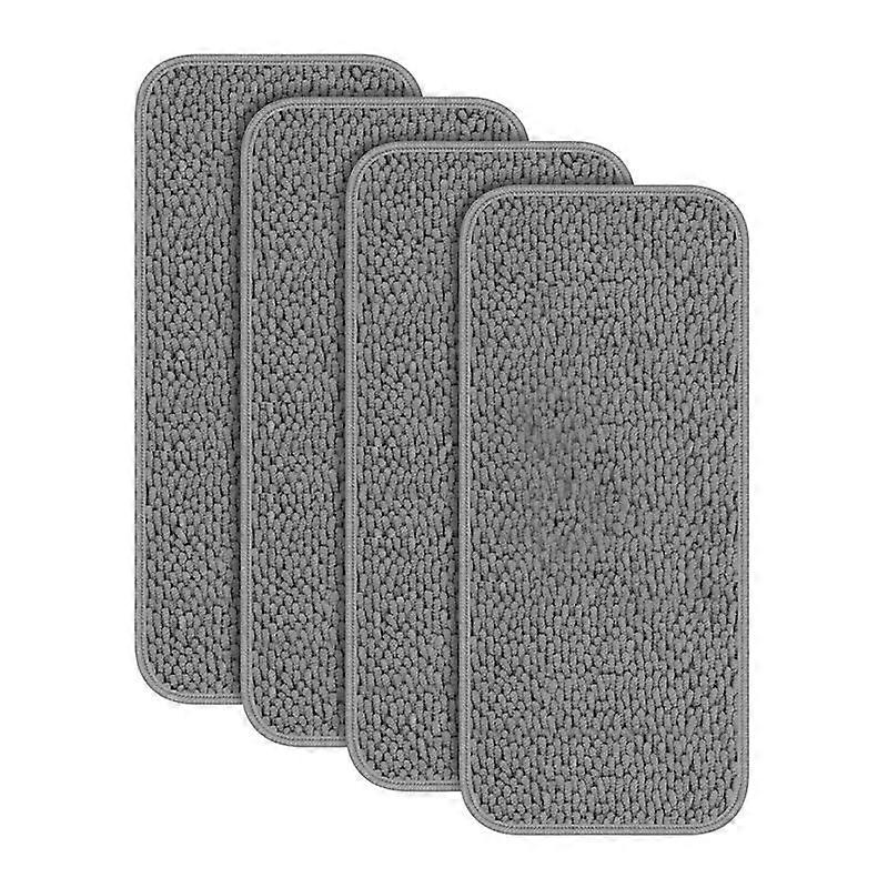 Reusable Power Mop Refill Pads for Power Mop Kit - Pads Refills for Floor Cleaning 4Pcs Grey
