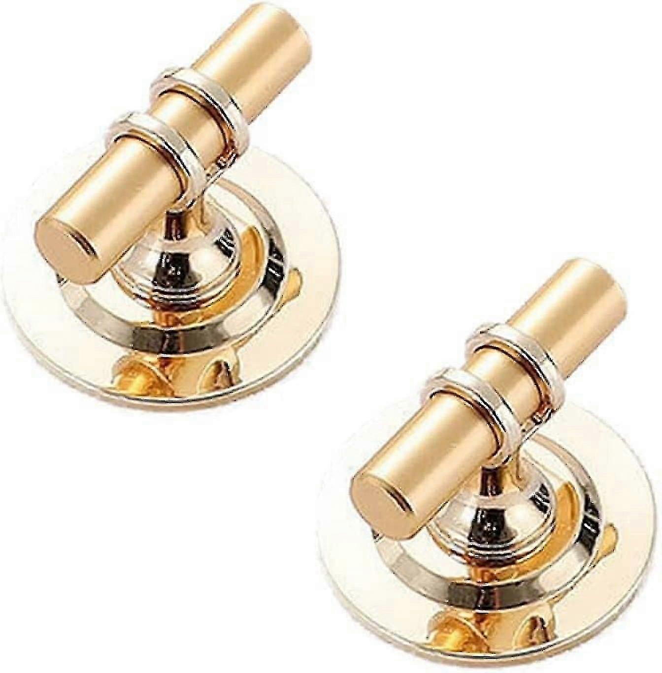 2025 Latest Model  2 Pack Self-Stick Cabinet Handle Knobs Metal Drawer Knobs Pull Helper with