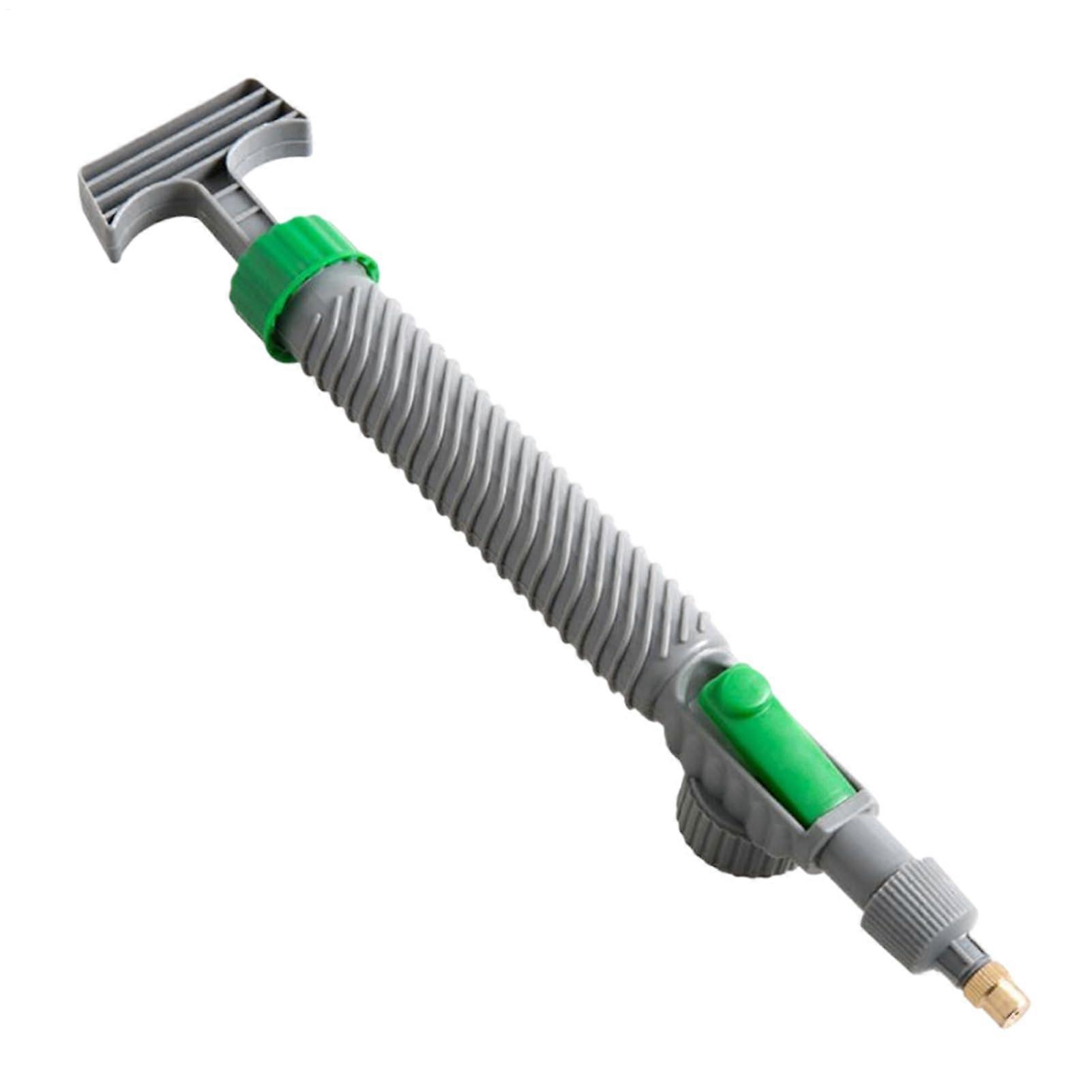 Watering Spray Handle Long Wand Ergonomic Garden Tool For Spraying Plants And Flowers Bottle Attachment Gray Green