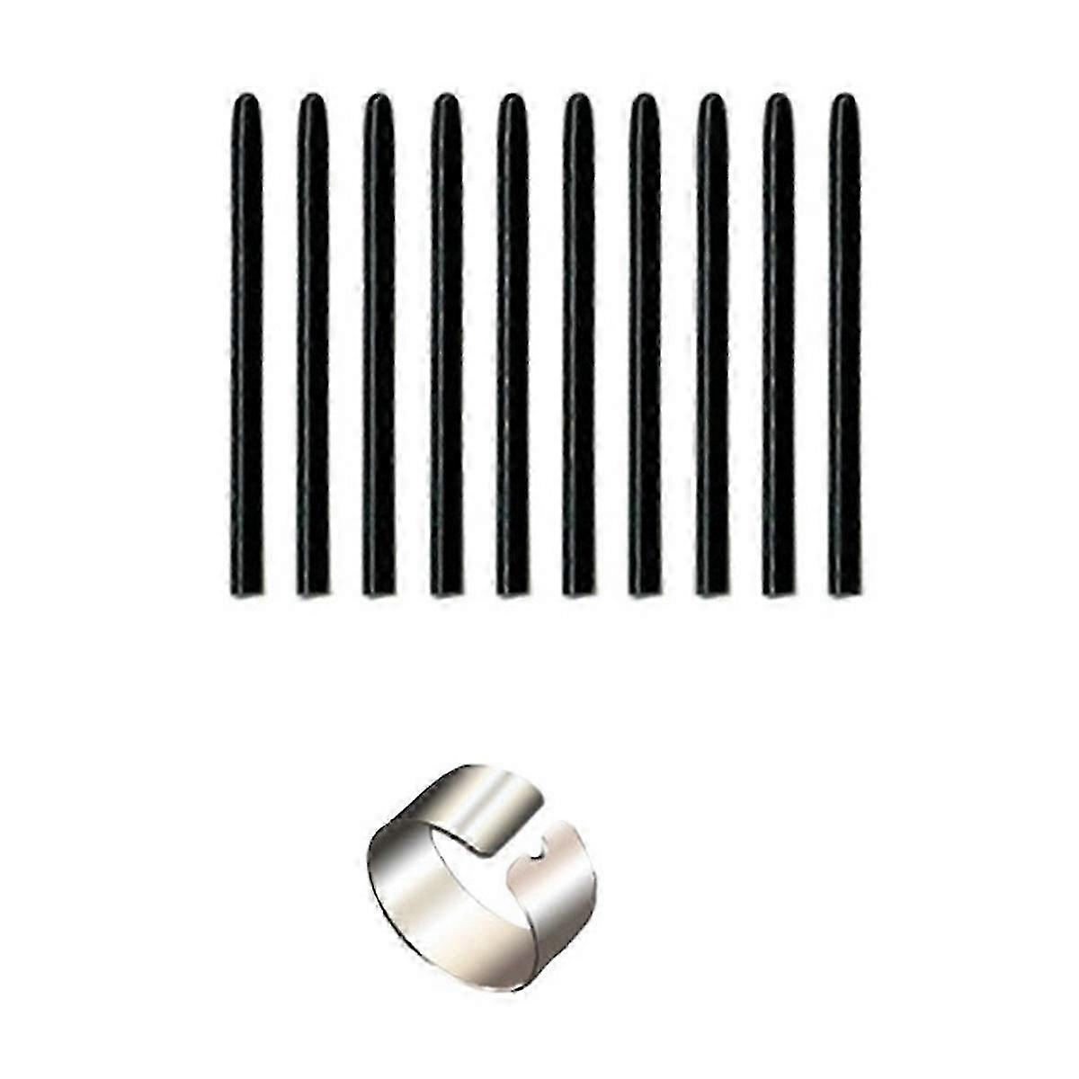 10Pcs Replacement Stylus Pen Nibs for Wacom Drawing Pen Graphic Drawing Pad Standard Pen Nibs Tips w