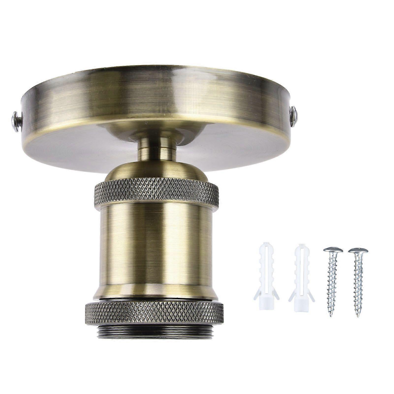 ビンテージE26 E27ランプソケットシーリングランプホルダー、キッチンベッドルームリビングルーム用アクセサリー付き100240VAntique Green
