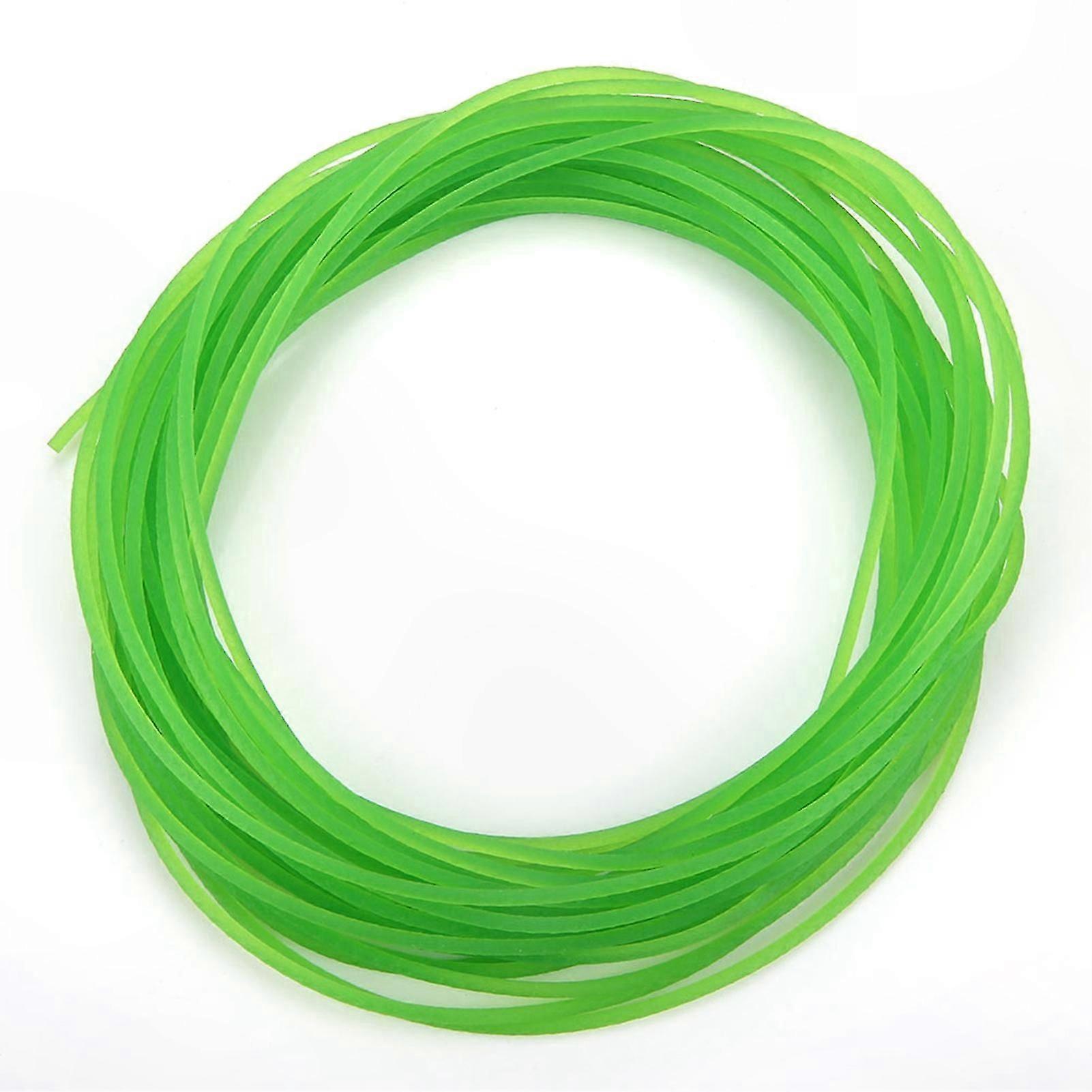 PU Polyurethane Round Belt with Green Rough Surface for Drive Transmission (2mm x 10m)
