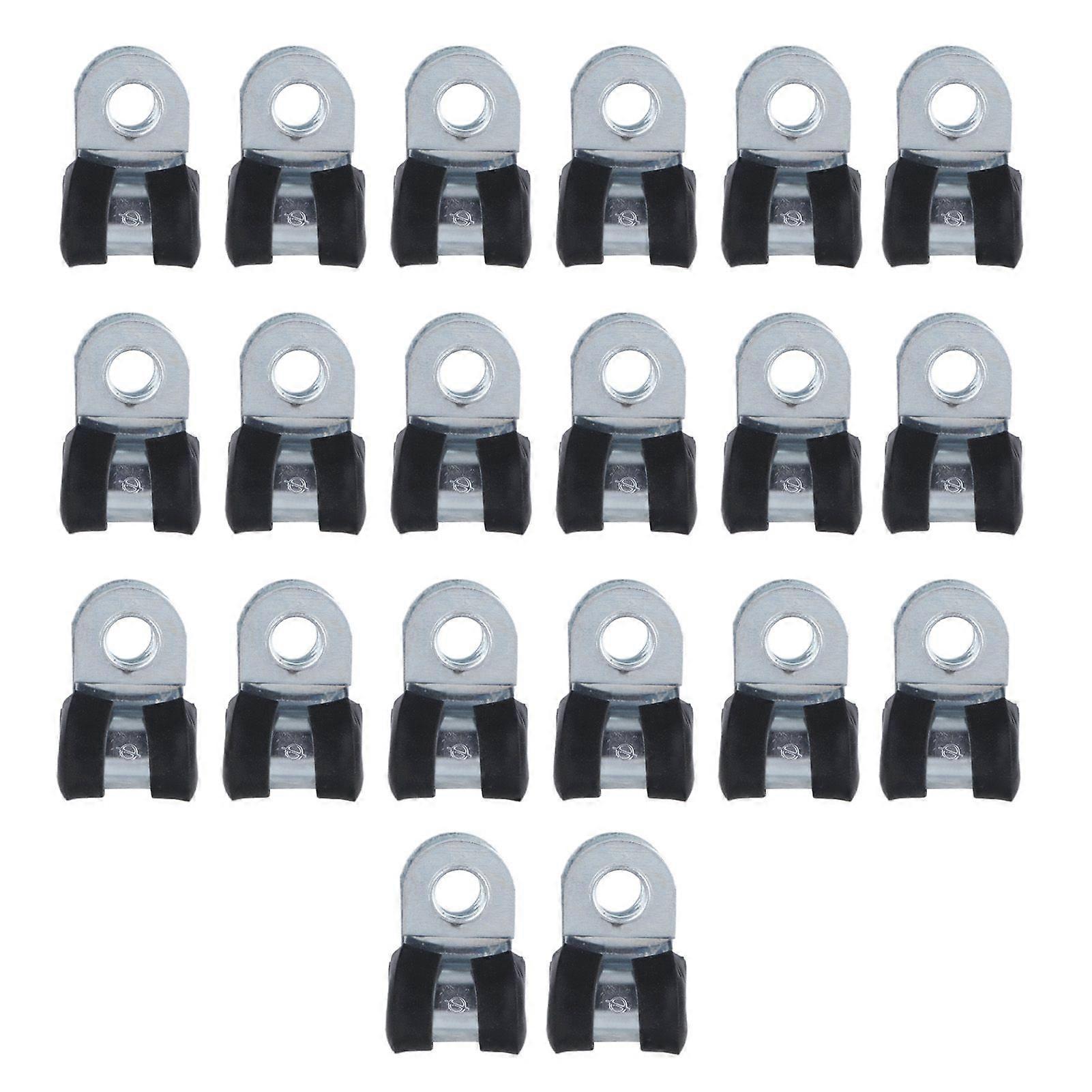 Colliers de serrage en acier inoxydable 304, robustes, résistants à la corrosion, réutilisables, type R, 10 mm