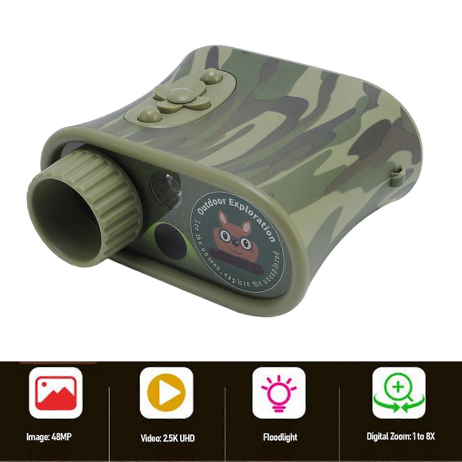 Digital Binoculars 2.5K 48MP 2.4" IPS Screen 8X Zoom 32GB