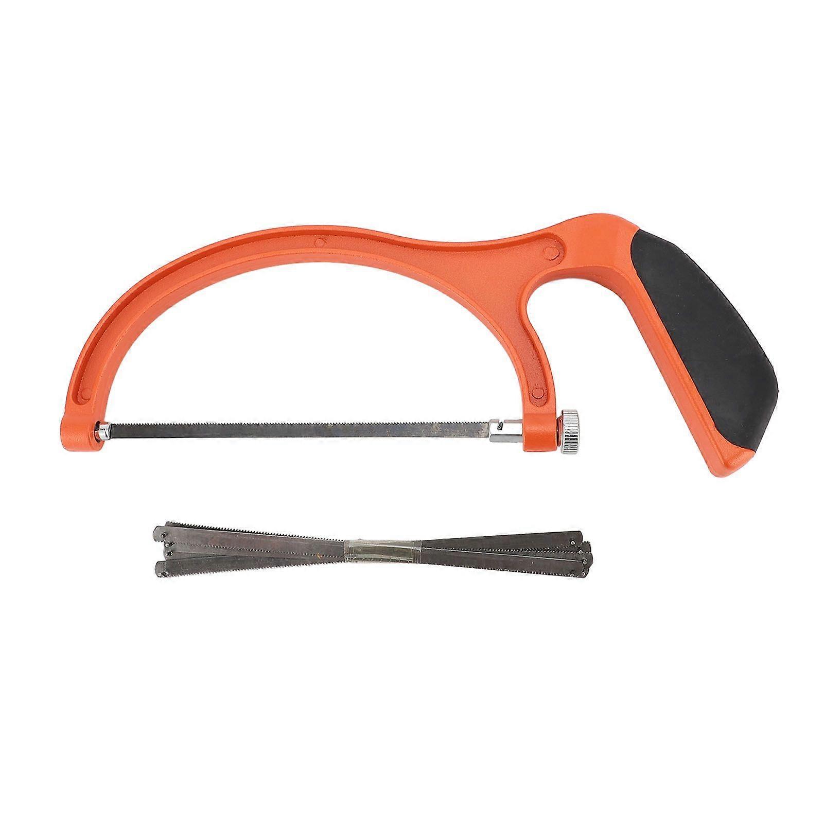 Children Handsaw Set Multifunctional Mini Hacksaw with 5 Saw Blades for Wood Plastic Rubber Glass