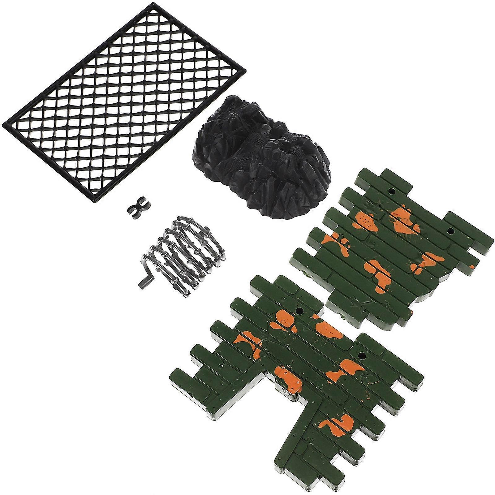 Plastic Military Barricade Scene Toy for Kids Imaginative Play 5Sets