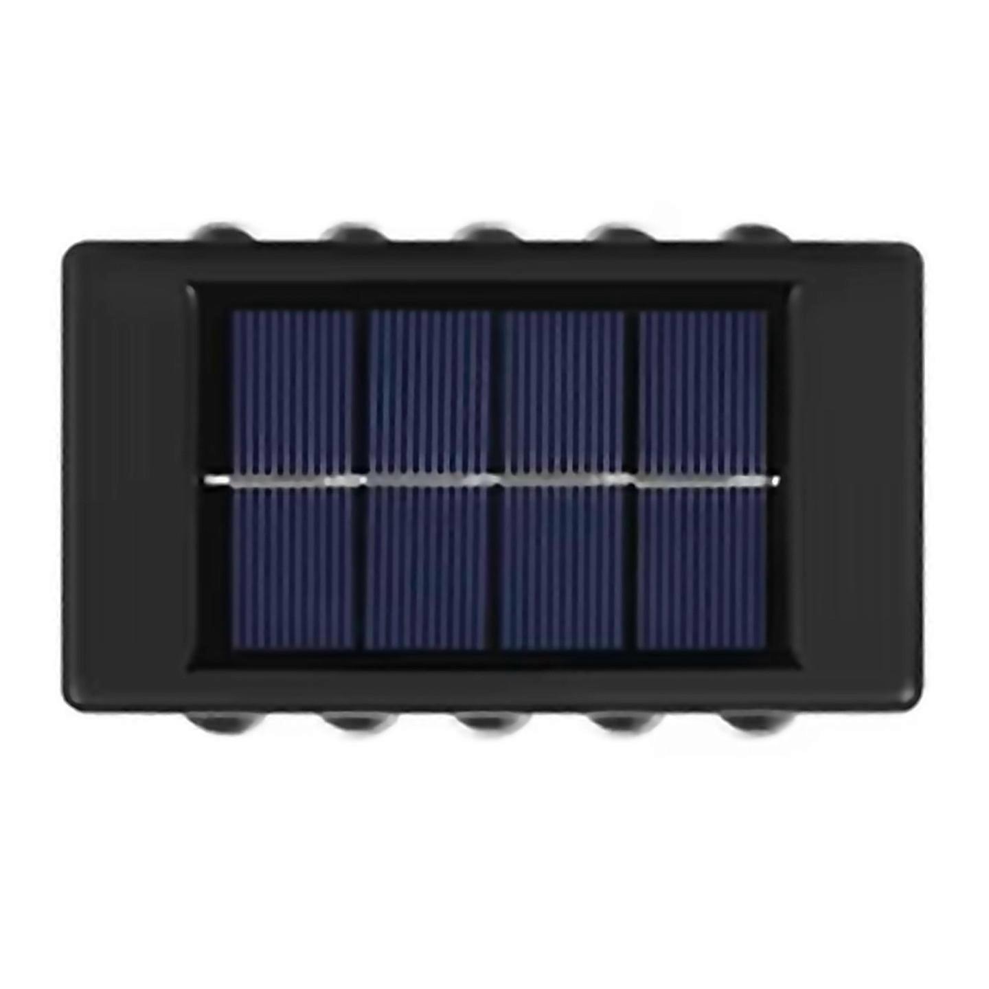 For Solar Outdoor Wall Light Waterproof Garden Decor Lights Up Down Light