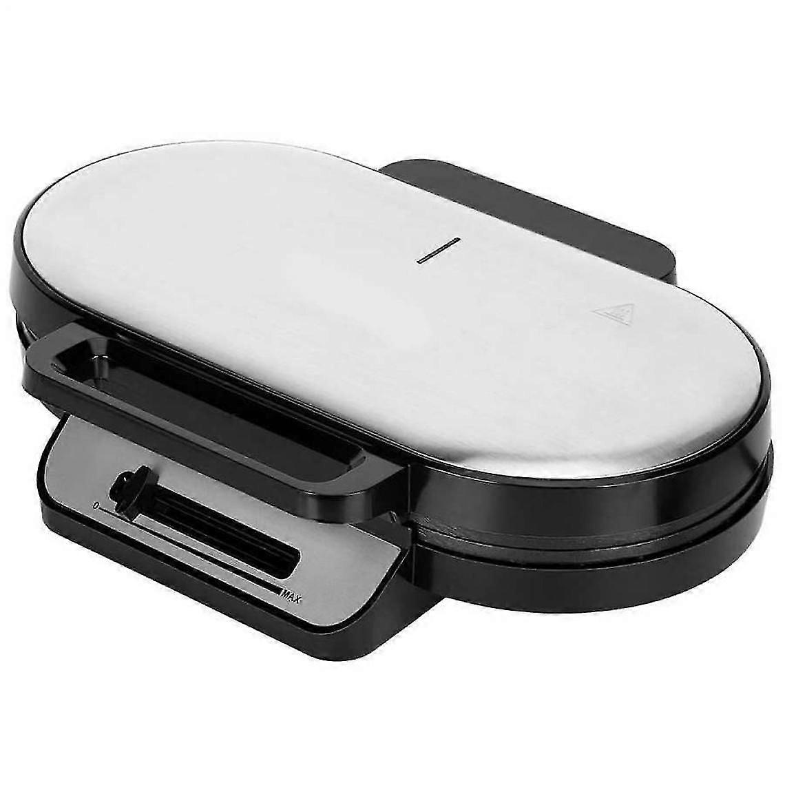 110v Double Cap Milk Egg Baking Lid Home Cake Maker Breakfast Machine Toaster Electric Griddle 1200w Non-stick Layer | Waffles