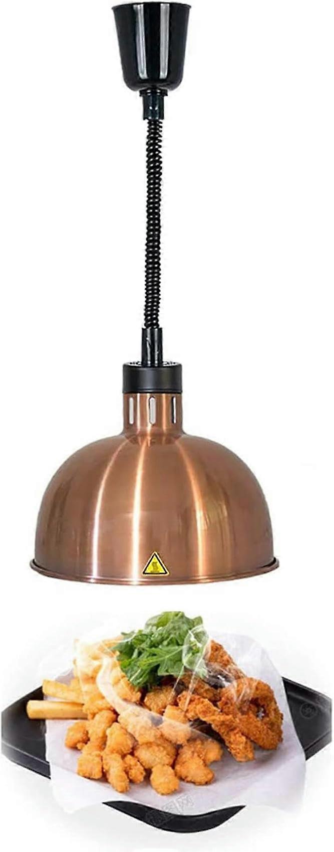 Food Heat Pendant Lamp 250W Food Heater Lamp with Adjustable Height and Modern Design for Home and Restaurant Use