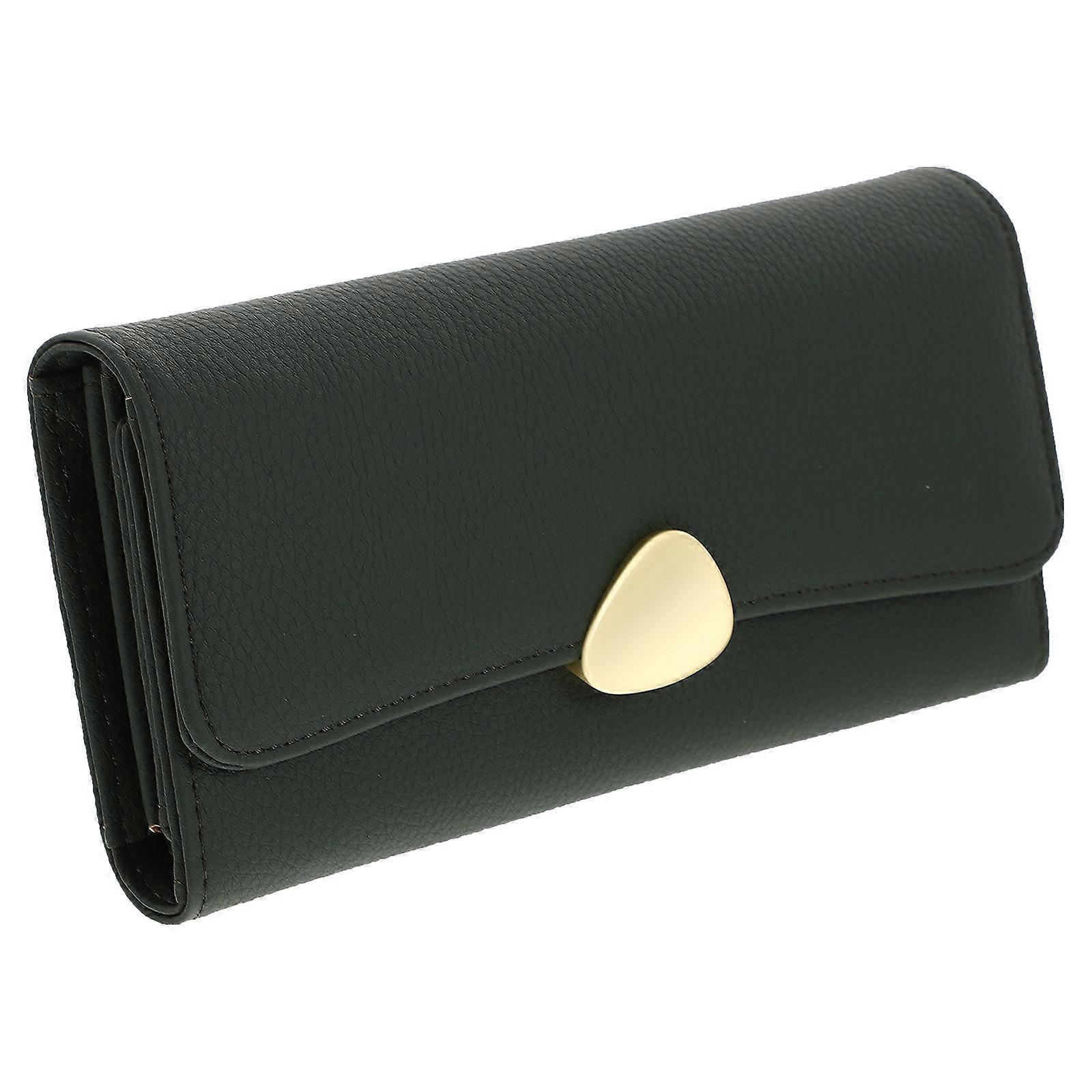Women Wallet Practical Long Wallet Folding Coin Storage Bag 2Pcs Included