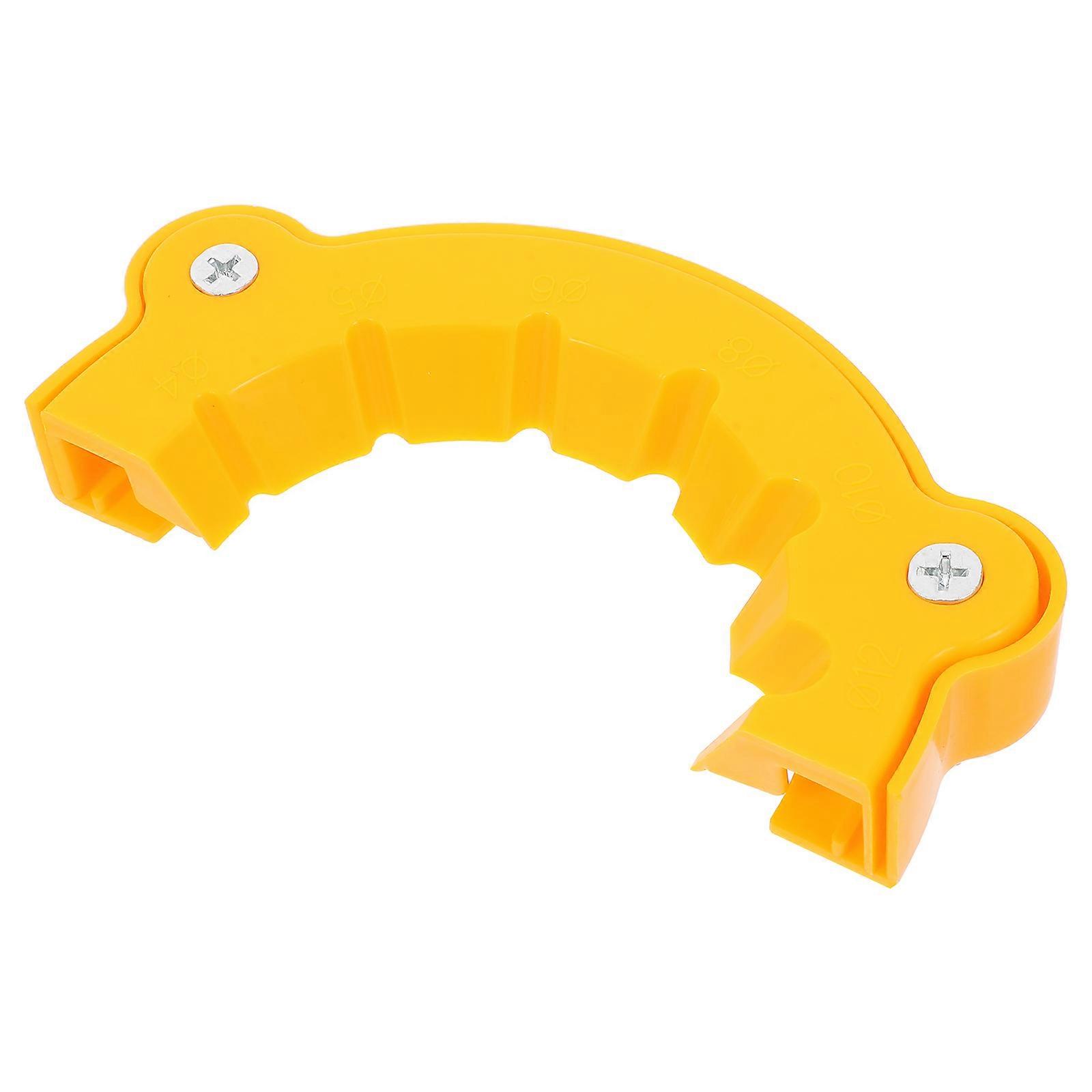 4Pcs Drill Bit Sharpener Yellow ABS Tool for Angle Grinding Use