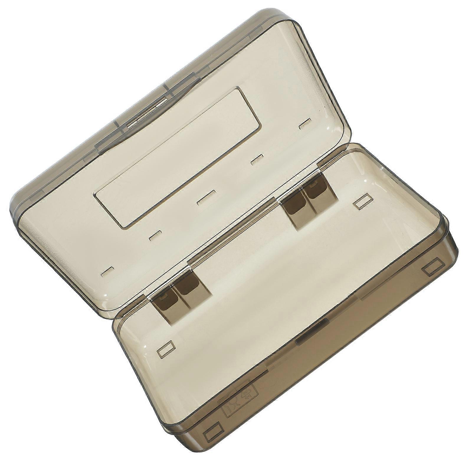 Plastic Pencil Case Pen Storage Container Pencil Organizer 4Pcs Pack