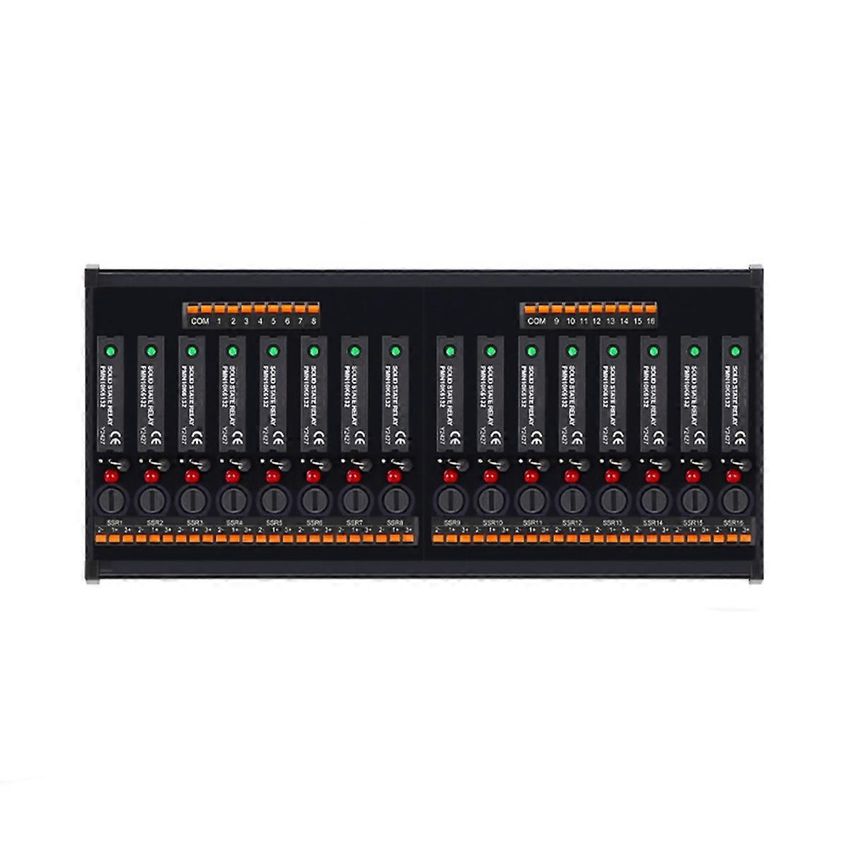 DC Inline Solid State Relay Module RT- Non-Contact DC PLC AC Amplifier Board 5-24V Fuse Protections
