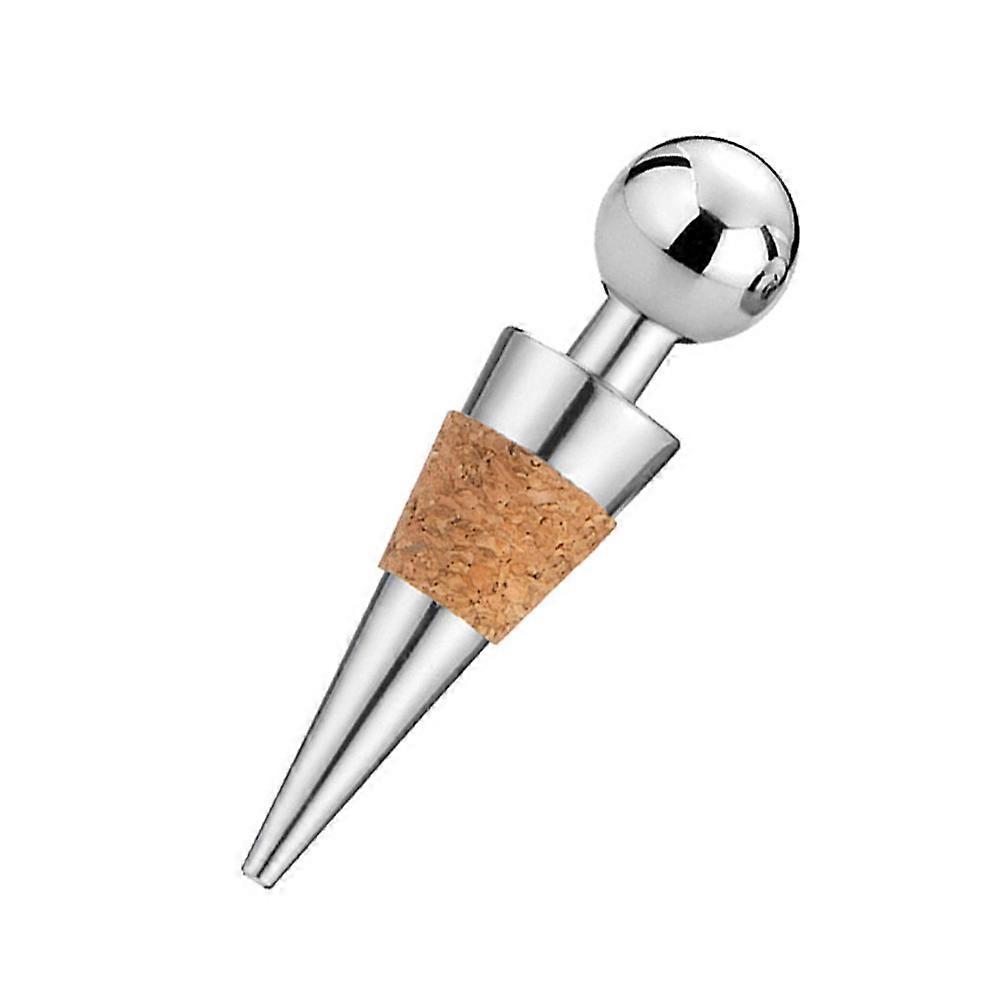 Creative Bottle Plug Beverage Stoppers Seal Bottle For Bar Party 3Pcs Silver