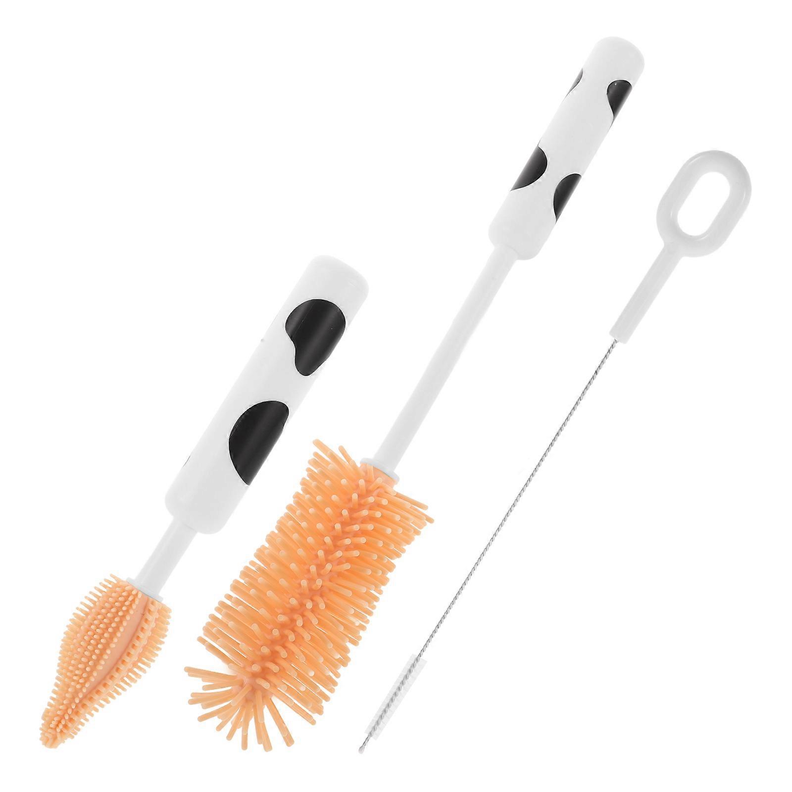 Milk Brush for Cleaning 3Pcs Silicone Set