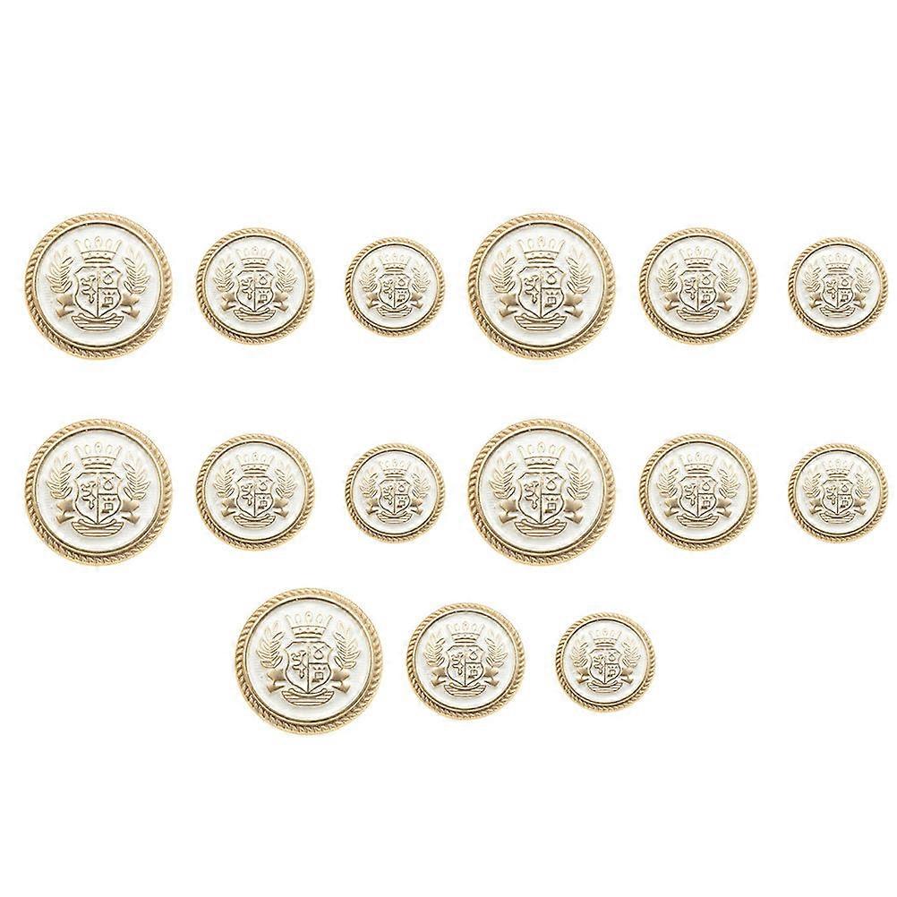Alloy Sewing Buttons British Style Buttons for DIY Projects 60Pcs