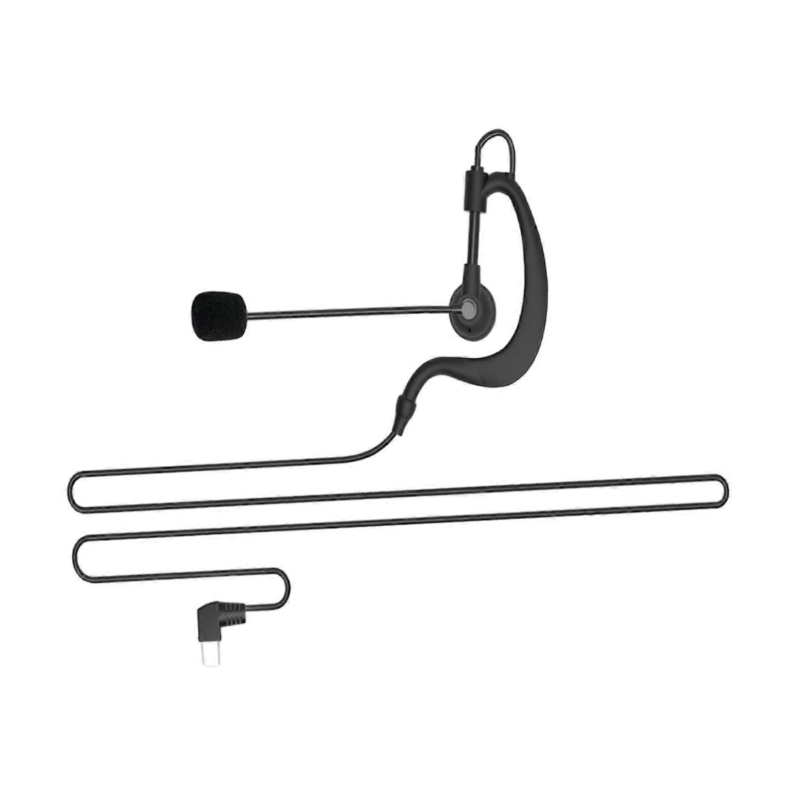 Referee Earphone Cable Black Type C Interface for Soccer Football For V6pro max