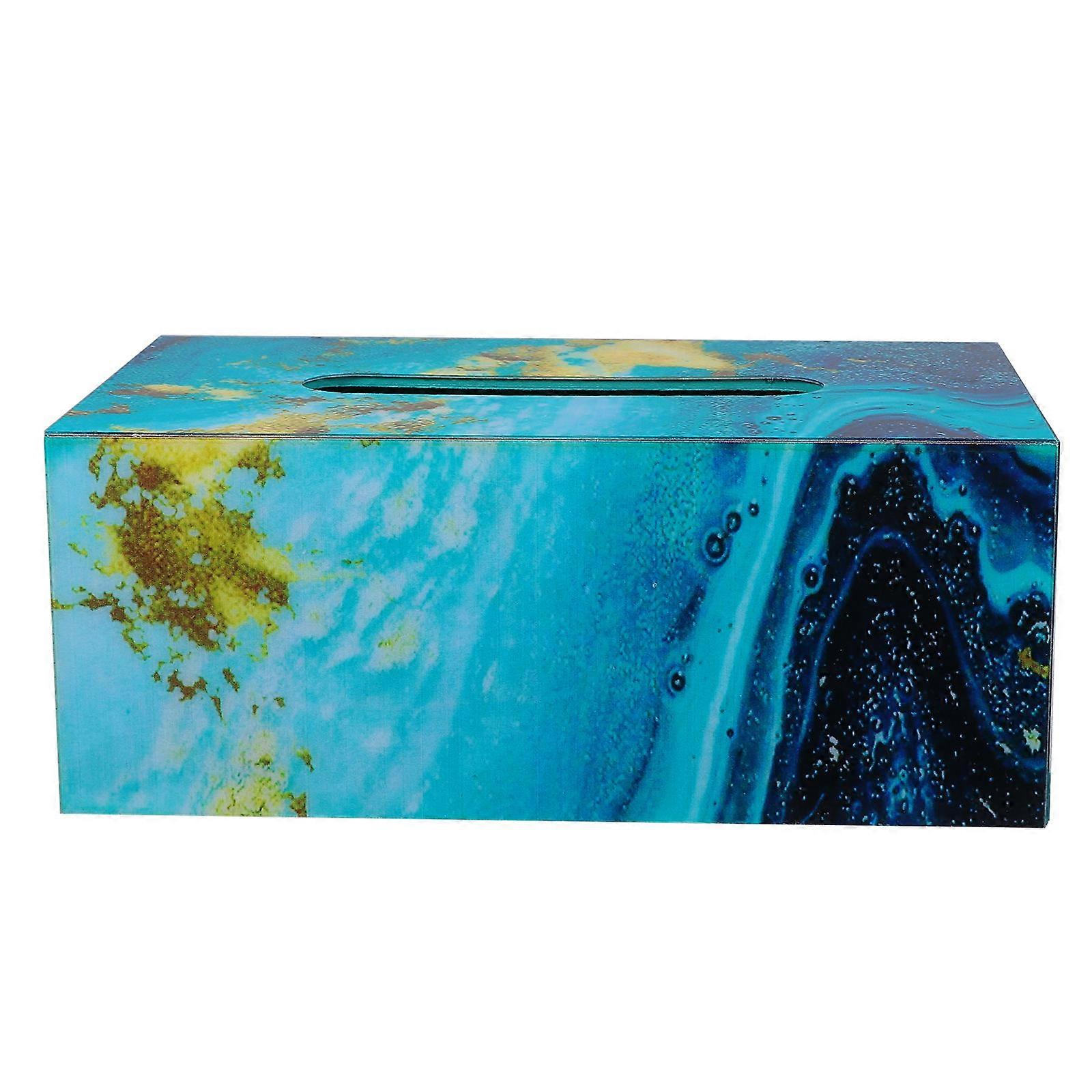 Marbling Tissue Box Multi Acrylic Container for Home Use