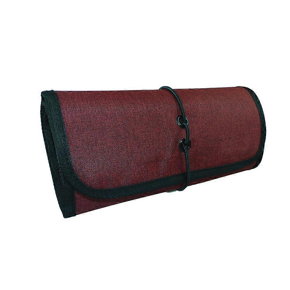 Charger Pouch for Storage Use USB Cable Storage Bag 3Pcs Red Foldable