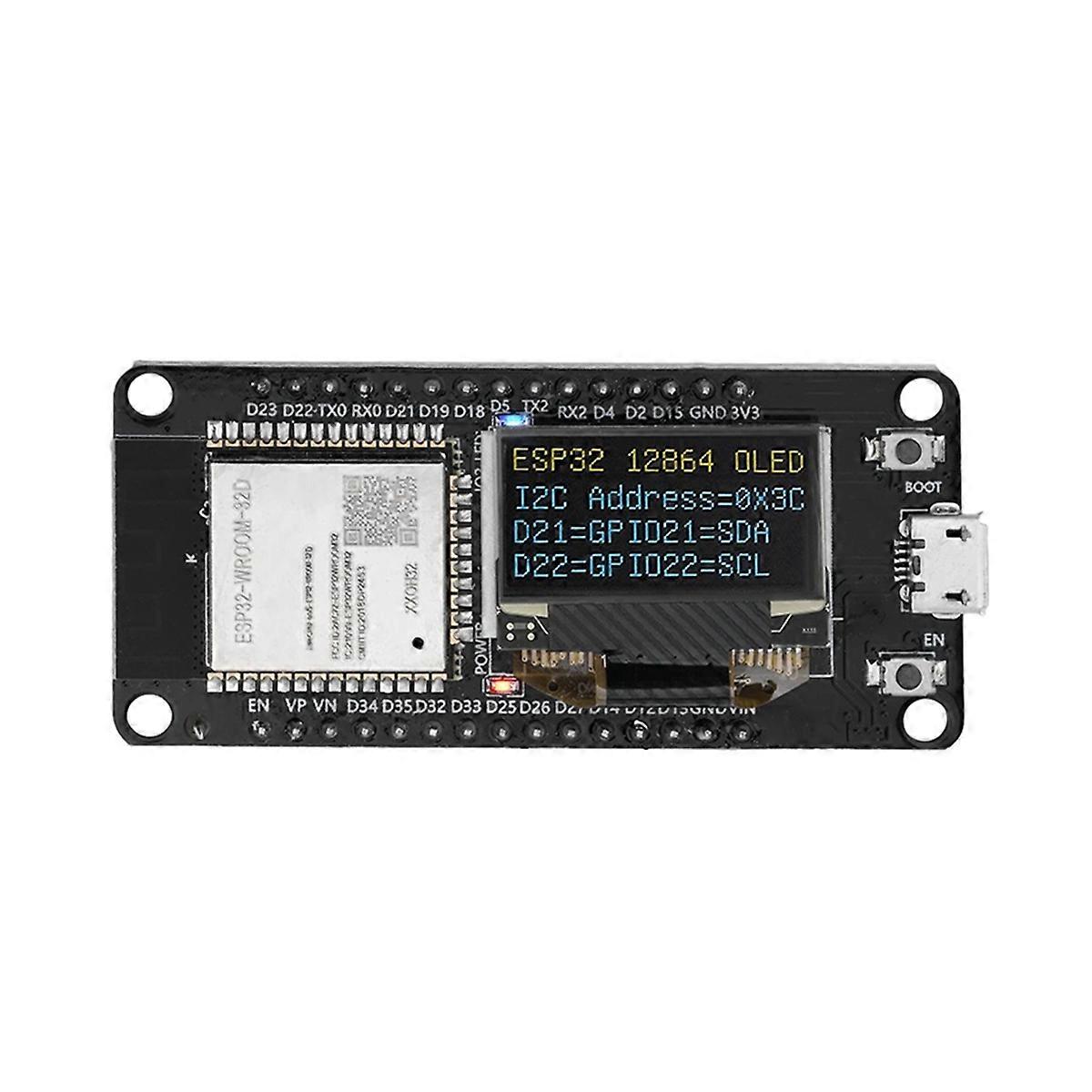 ESP32 ESP-WROOM-32D WIFI Bluetooth Development Board CH340 Micro-USB